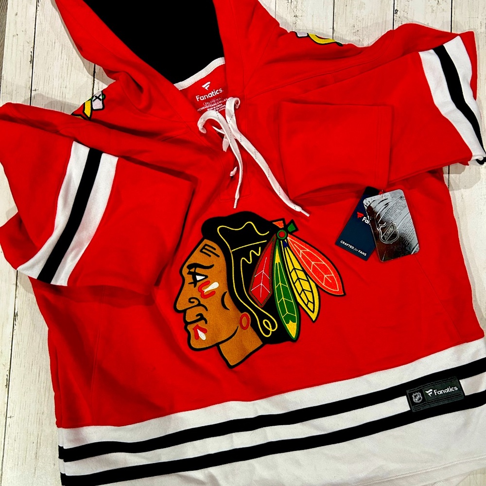 Chicago Blackhawks Lace Up Hoodie